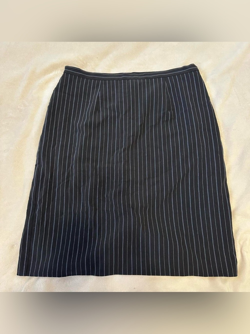 Jaclyn Smith Pinstripe Mini Skirt